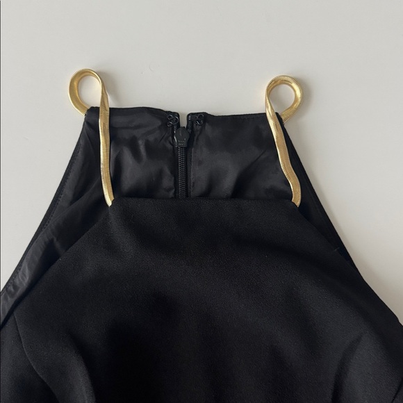 Trina Turk Sora Sleeveless Crepe Halter Midi Dress - Picture 4 of 6